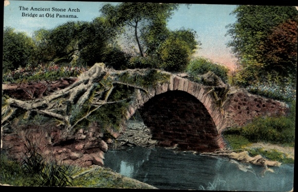 Postcard Panama, Old Stone Bridge