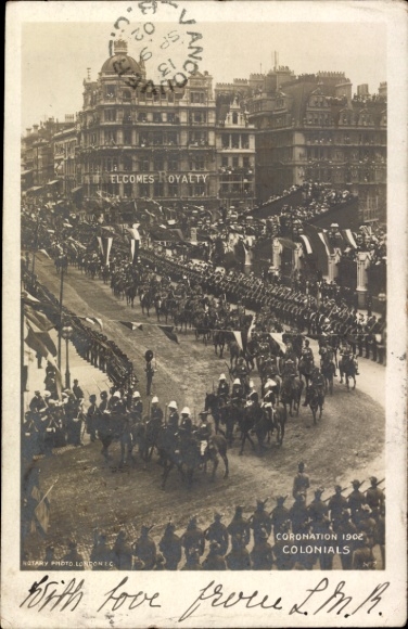 PC London City England, Coronation of Edward VII and Alexandra, 1902