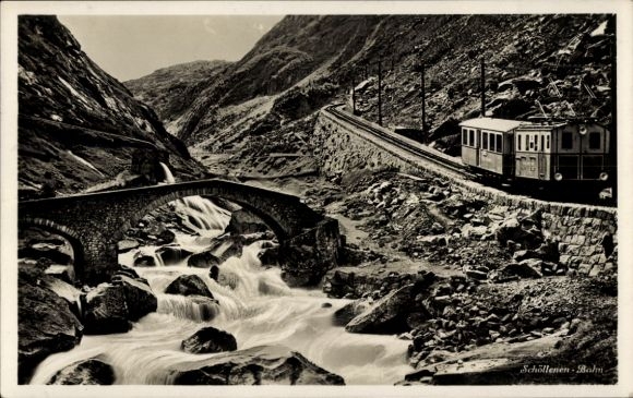 Göschenen, Canton of Uri, Schöllenen, Mountain Railway