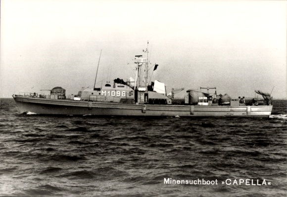 German Navy Fleet, Minesweeper Capella, M1098