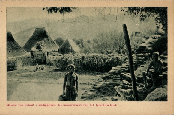 Postcard Philippijnen, Missien van Scheut, De natuurpracht van het Igorotten-land