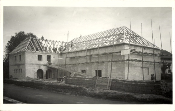 Photo: Fridolfing in Upper Bavaria, Hansa Cinema under construction