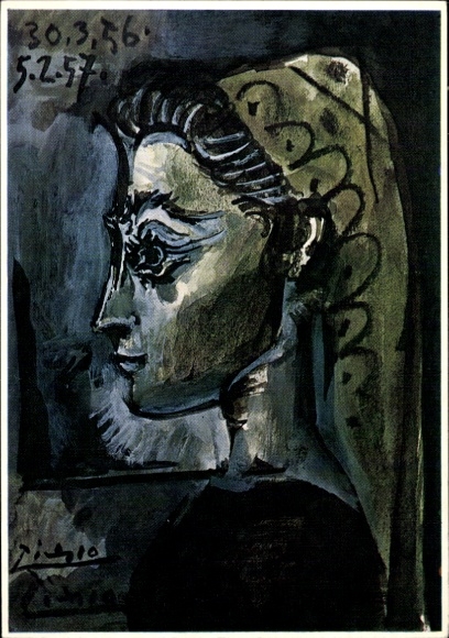 Artist Postcard Pablo Picasso, Girl's Head