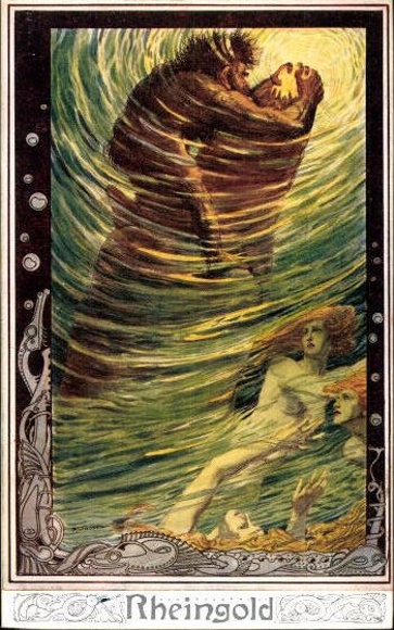 6 artists' PCs in an envelope by Franz Stassen, Wagner Operas, Collection of Modern Masters