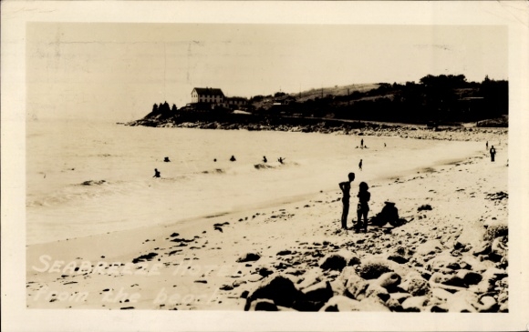 Photo Postcard Canada, Seabreeze Hotel seen from the beach