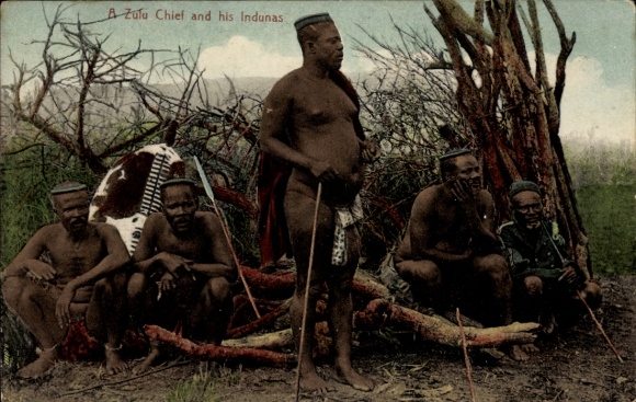PC South Africa, A Zulu Chief and his Indunas
