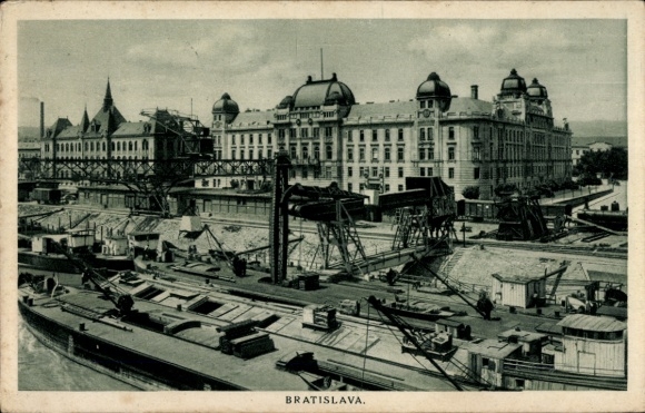 Pressburg Bratislava Slovakia, partial view