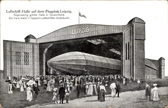 Leipzig University of Applied Sciences, airship hangar, airfield