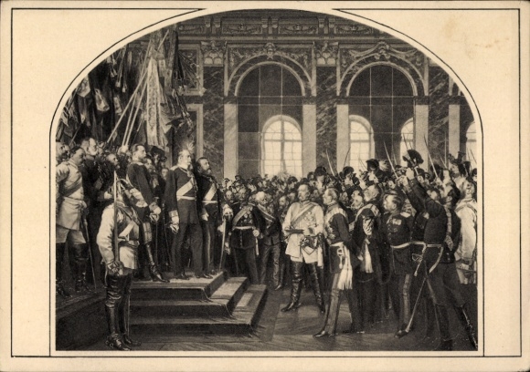 Artist AK v. Werner, Anton, The Proclamation of the German Empire, Versailles