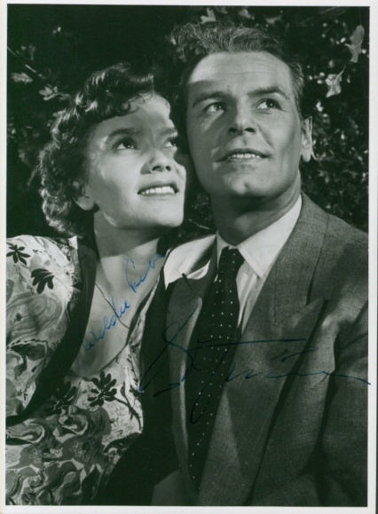 Photo actors Liselotte Pulver and OW Fischer, Heidelberg Romance ...