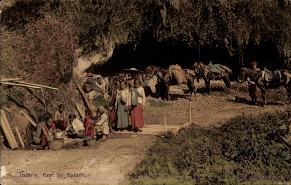 Postcard Tosarie, Indonesia, Grotto