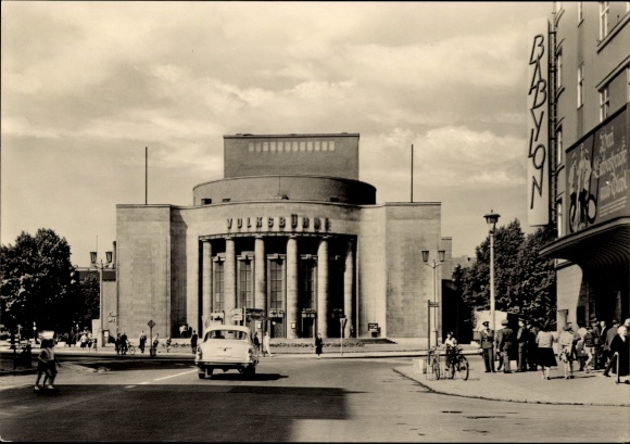Postcard Berlin Mitte, Volksbühne, Babylon Cinema