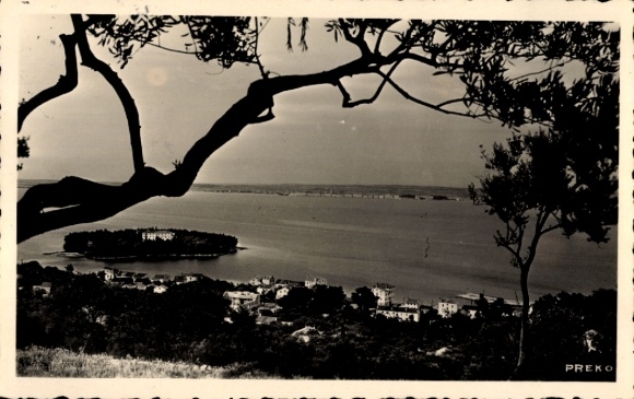 Postcard Preko Croatia, Panorama