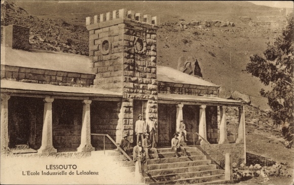 Postcard Leloaleng Lesotho, L'Ecole Industrielle