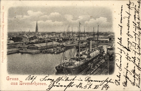 Bremerhaven, harbor view, ships