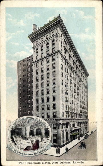 Postcard New Orleans Louisiana USA, Grunewald Hotel