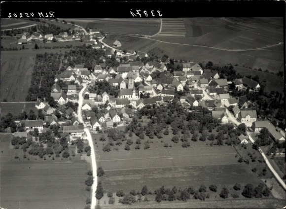Postcard aerial photograph