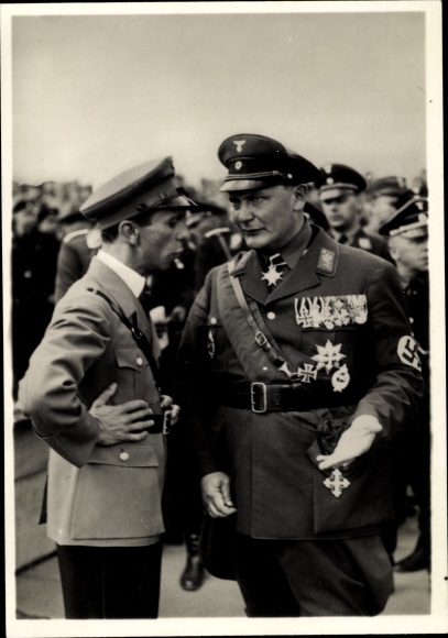 Photo Nuremberg Middle Franconia, Joseph Goebbels, Hermann Göring, Nazi ...