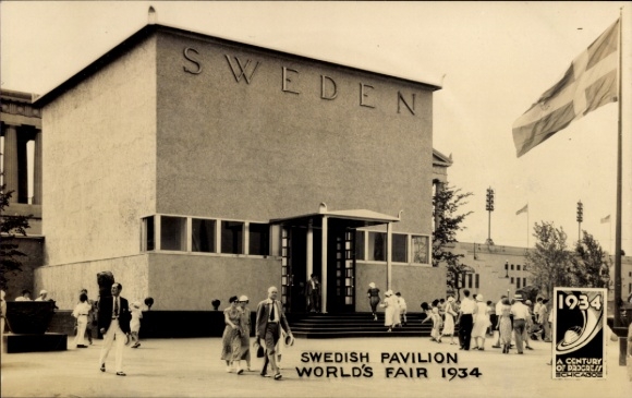Chicago, Illinois, USA, World's Fair 1934, A Century of Progress, Swedish Pavilion