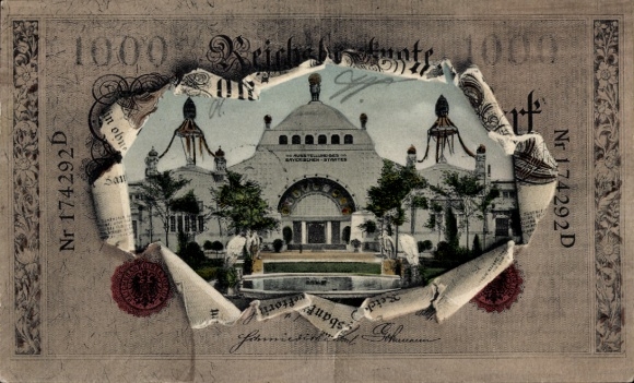 Nuremberg in Middle Franconia, Bavarian Jubilee State Exhibition 1906, State Building