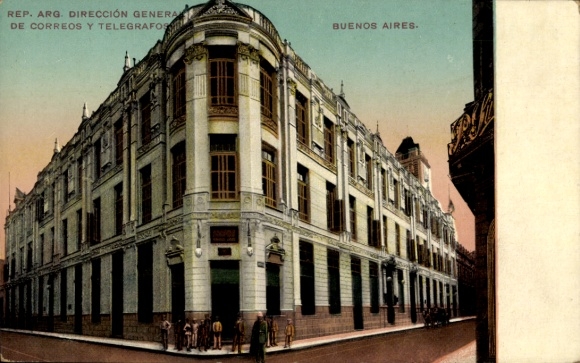 Postcard Buenos Aires, Argentina, Dirección General de Correos y Telégrafos