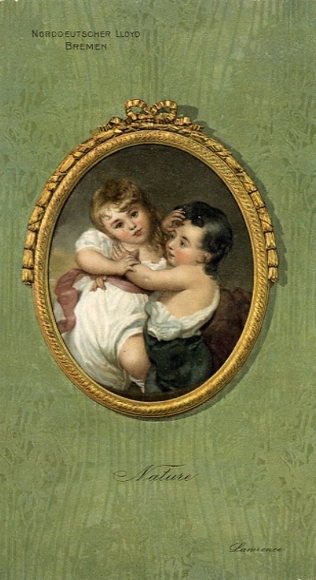 Menükarte, Dampfer Derflinger, 10. März 1912, 2. Frühstück