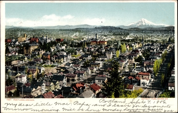 PC Portland Oregon USA, panorama