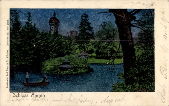 Luna Postcard Aprath Wülfrath in the Bergisches Land, Castle