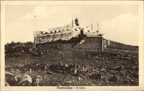Montevideo Uruguay, Montevideo El Cerro, fortress, mountain landscape