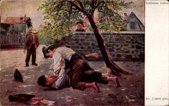 Artist Postcard Lomee, Jos., Bad Boys