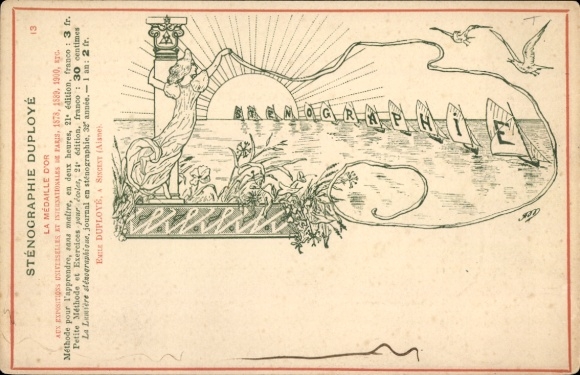 Litho-Stenography Duploye, Gold Medal