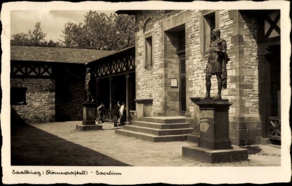 Postcard Bad Homburg vor der Höhe in the Taunus region of Hesse, Roman fort Saalburg