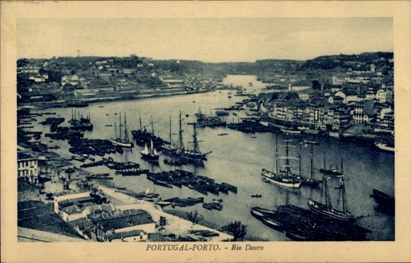Postcard Porto Portugal, Rio Douro