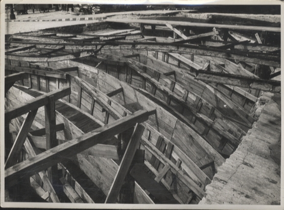 Original photo Berlin Kreuzberg, Baerwald Bridge, around 1945/46