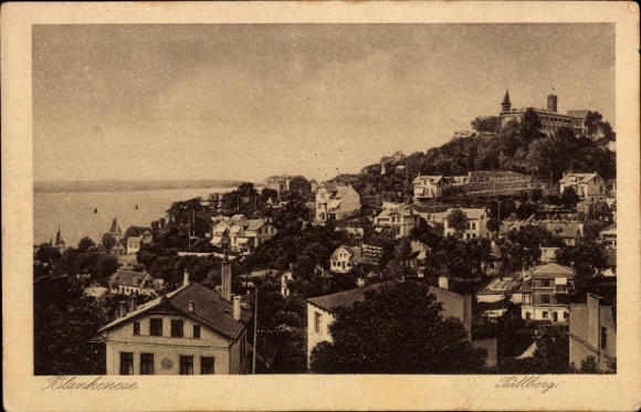 Postcard Hamburg Altona Blankenese, Süllberg