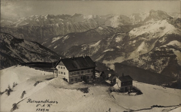 Spitzingsee Schliersee in Upper Bavaria, Rotwand, Rotwandhaus, winter