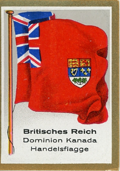 Collective image flags non-European. Countries No. 380 British Empire Dominion Canada merchant flag