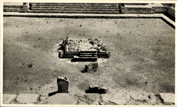 Photo Postcard Mexico, temple ruins