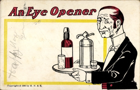 Postcard Kellner, An Eye Opener