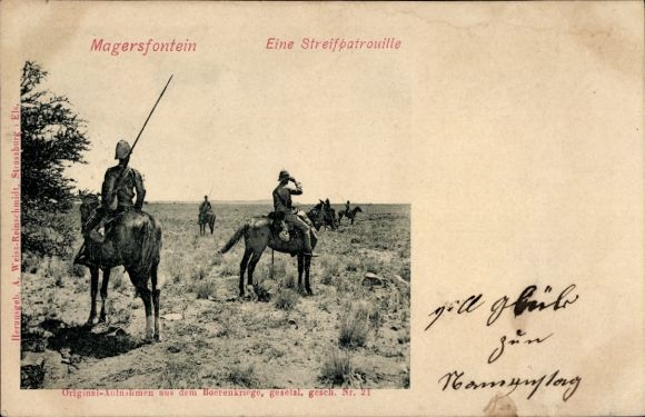 PC Magersfontein South Africa, patrol, Boer War