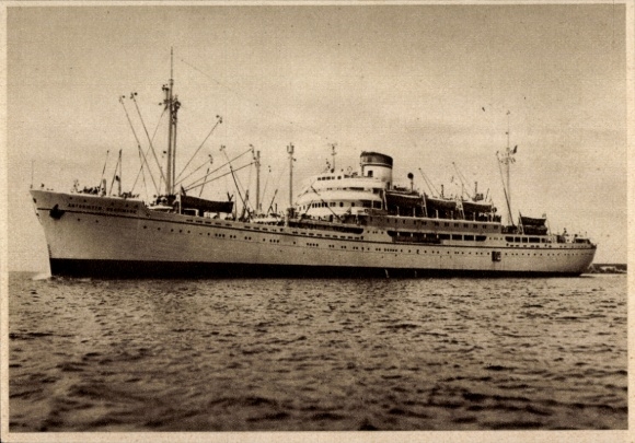 Postcard Italian Warship, Antoniotto Usodimare