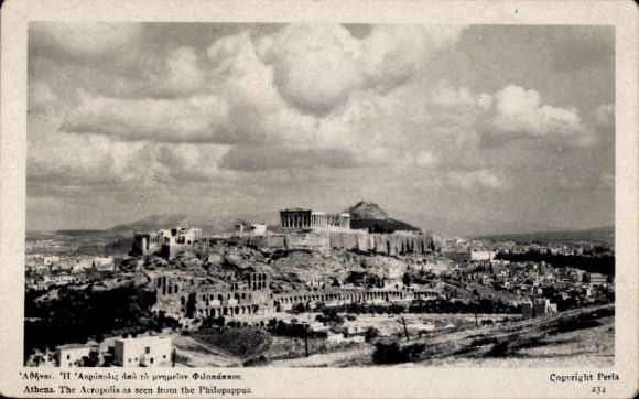 Athens, Greece, Acropolis, Philopappus, landscape