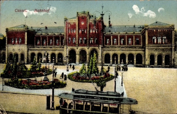 Kassel train station in Hesse, Kassel