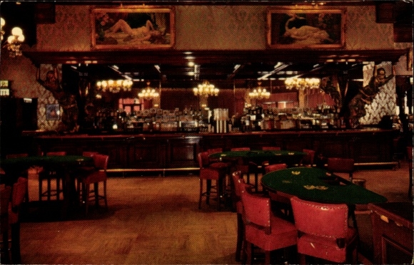 Postcard Vegas Nevada, The Million Dollar Golden Nugget Gambling Hall, Where Fortune Smiles