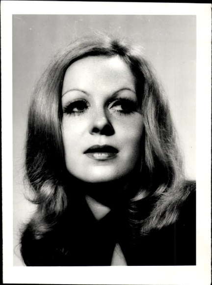 Photo of actress Anita, autograph