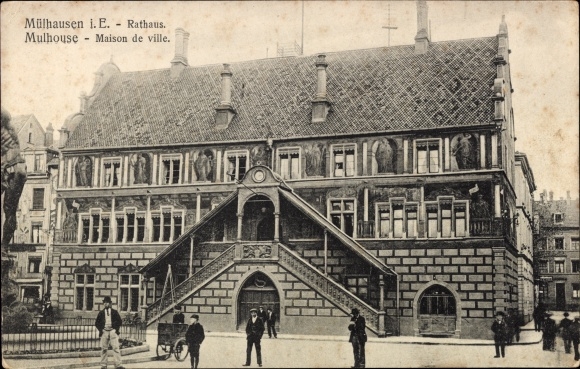 PC Mulhouse Mulhouse Alsace Haut Rhin, town hall | 3952717