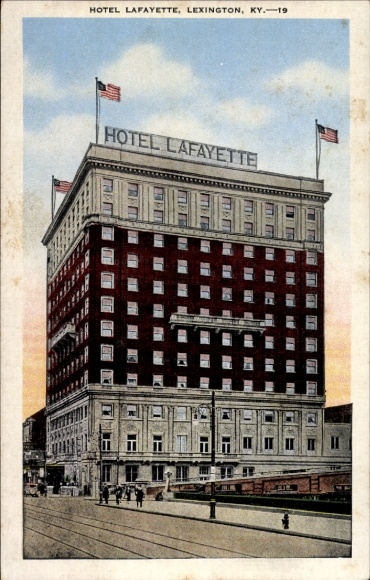 Postcard Lexington Kentucky USA, Hotel Lafayette