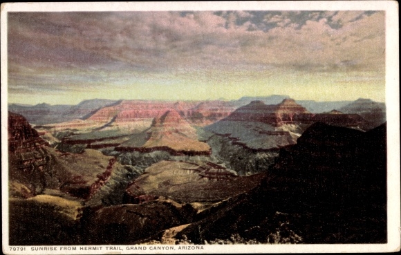 Postcard Grand Canyon Arizona United States