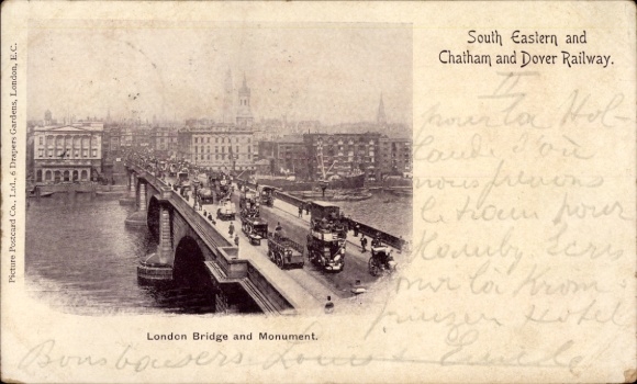 PC London, South Eastern and Chatham and Dover Railway, London Bridge ...