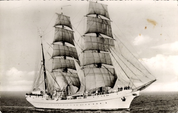 Postcard Sail training ship Gorch Fock
